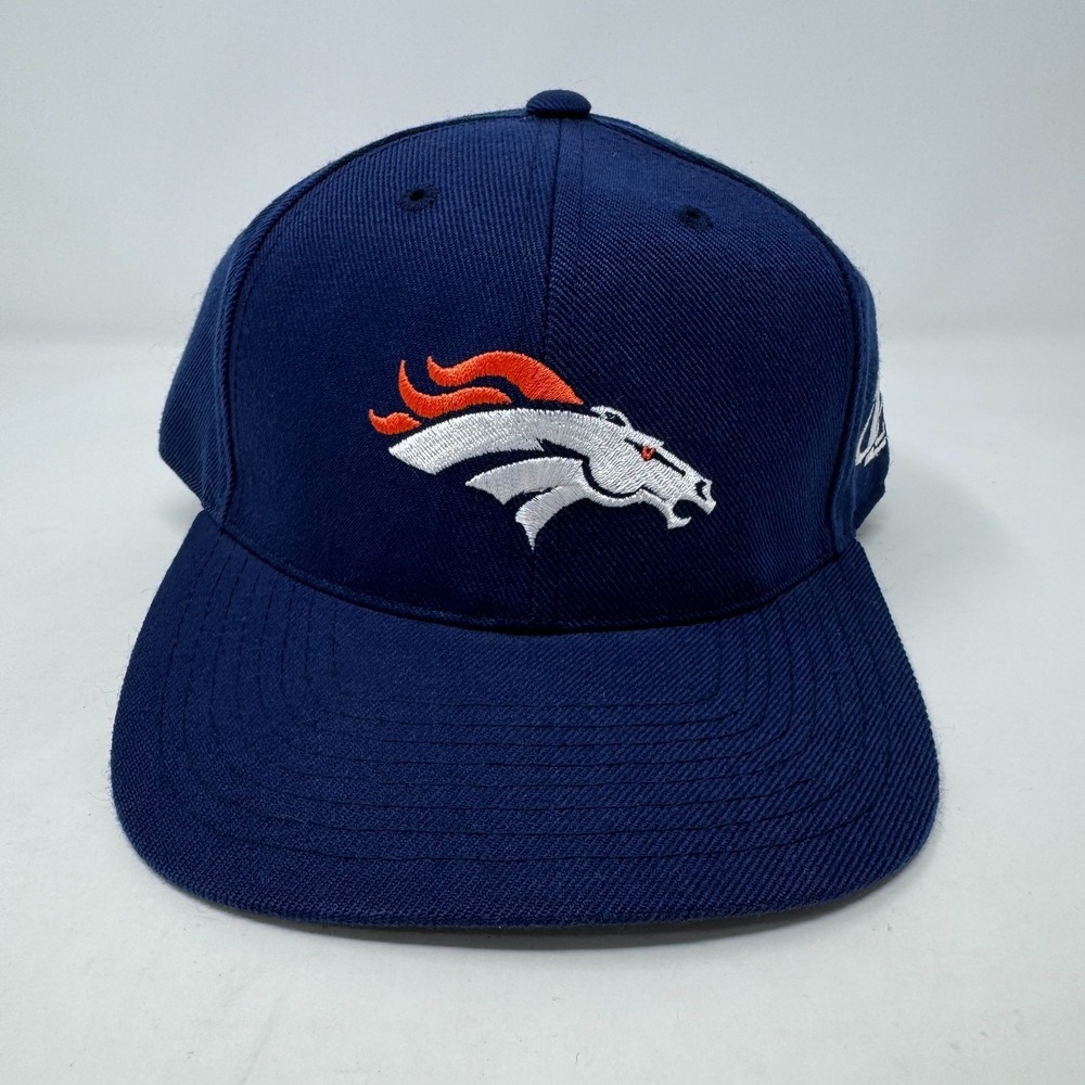 New Vintage LOGO ATHLETIC Denver Broncos Hat Cap NFL Pro Line 90s Size 6 7/8